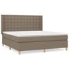 Maison Exclusive - Lattenrost mit Matratze Taupe 180x200 cm Stoff