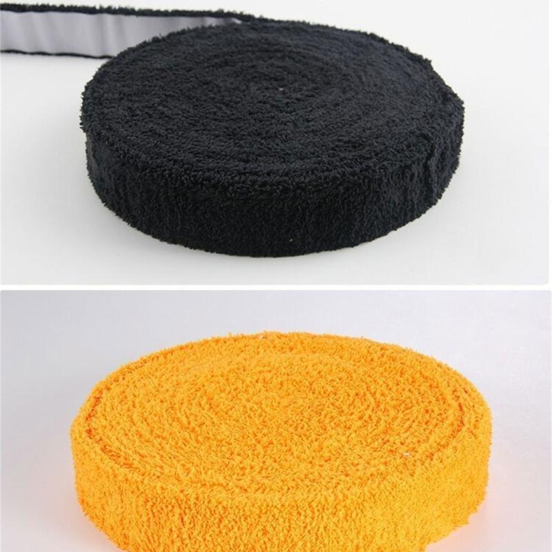 Badminton Racket Grip Tape, Racket Grip Towel Antislip Grip Tape, Water Absorbent Adhesive Squash Racket Grip for Racket