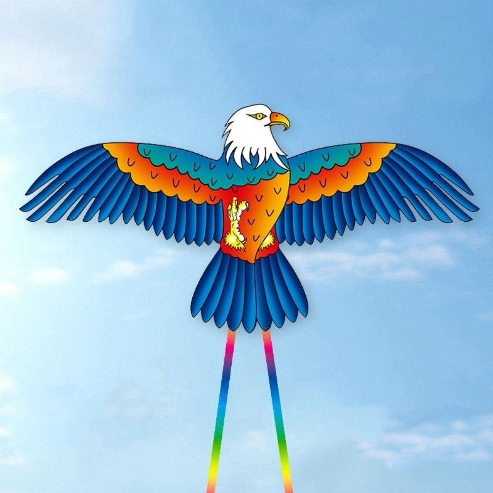 DIY Toy Plastic Eagle Kite Cartoon Flying Bird Kites New Large Eagle Kites Garden Outdoor Sports