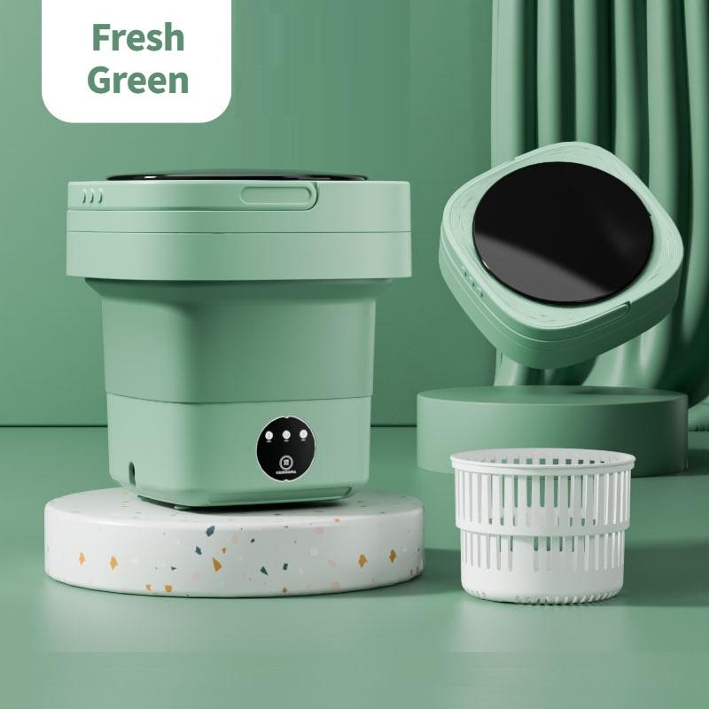 

Складана пральна машина. Портативна невелика пральна машина для шкарпеток 【B3】Fresh Green