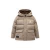 (GS) Jaqueta puffer Air Jumpman 'Bege' Infantil JD2342014GS-003