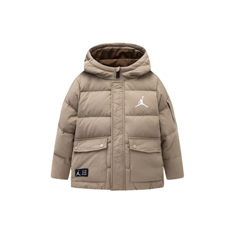 (GS) Air Jordan Jumpman Puffer Jacket Beige Kids JD2342014GS-003 M