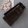 Corduroy High Waist A-Line Pencil Skirt for Women - Versatile Spring/Autumn 2025 Fashion