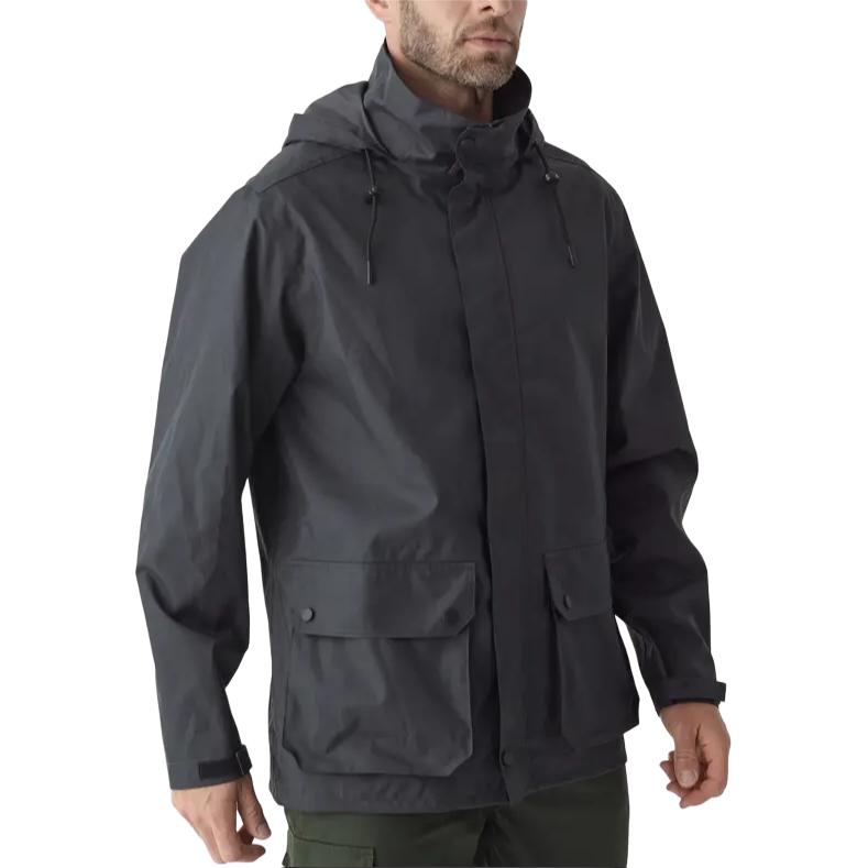 

DECATHLON SOLOGNAC 500 Solid Color Hooded Warm Stylish Jacket Men s Carbon Grey XL