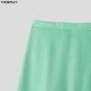INCERUN Men Back Elastic Waist Wrap Casual Baggy Long Wide Leg Pants Trousers