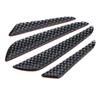 4 Pcs Black Carbon Fiber Car Door Edge Guard Strips Scratch Protector Anti-collision Trim Crash Sticker Trim Molding Accessories