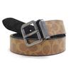 Coach Reversible Belt in Tan and CY922 QBRMO Men's Charcoal, [Used]
