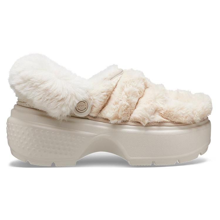 Crocs Stomp Quilted Clogs 'Stucco' Women's 208938-160