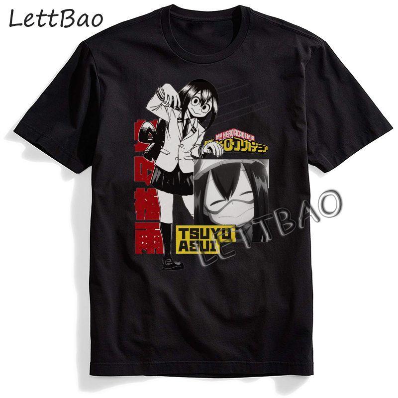 Japanese Anime My Hero Academia T Shirt Men Kawaii Summer Tops Graphic Tees Cool
