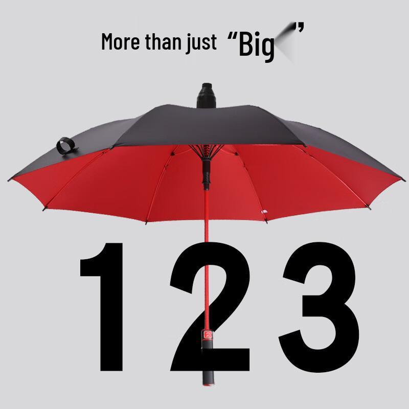 DU Большой Автоматический Прямой Радужный Зонт