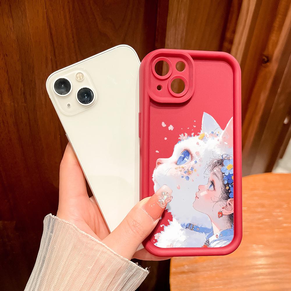 Soft Silicone Phone Casing Full Cover Camera Shockproof Protection Case for Huawei Honor Infinix Tecno iPhone Motorola Google