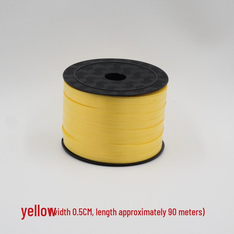 Hochzeitsballonband & Bindeset: 90m Kräuselband mit Plastikbindern