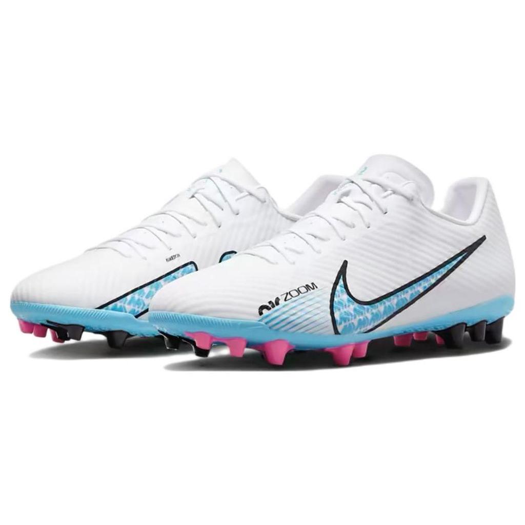 Nike Air Zoom Vapor 15 Mercurial Assassin 15 Academy Lace AG (Rubber Short Studs) Soccer Shoes Unisex Soccer Shoes White Blue DJ5630-146