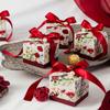 24/12pcs, Deluxe Flower Candy Box, Wedding Candy Box, 2.75x2.75in, Chocolate, Engagement, Party, Party, Christmas Halloween