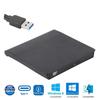 External CD External Optical Mobile Dual Port DVD Drive for Laptop Portable CD DVD RW Player Drive, Drive, USB3.0 Computers, (Read Only)