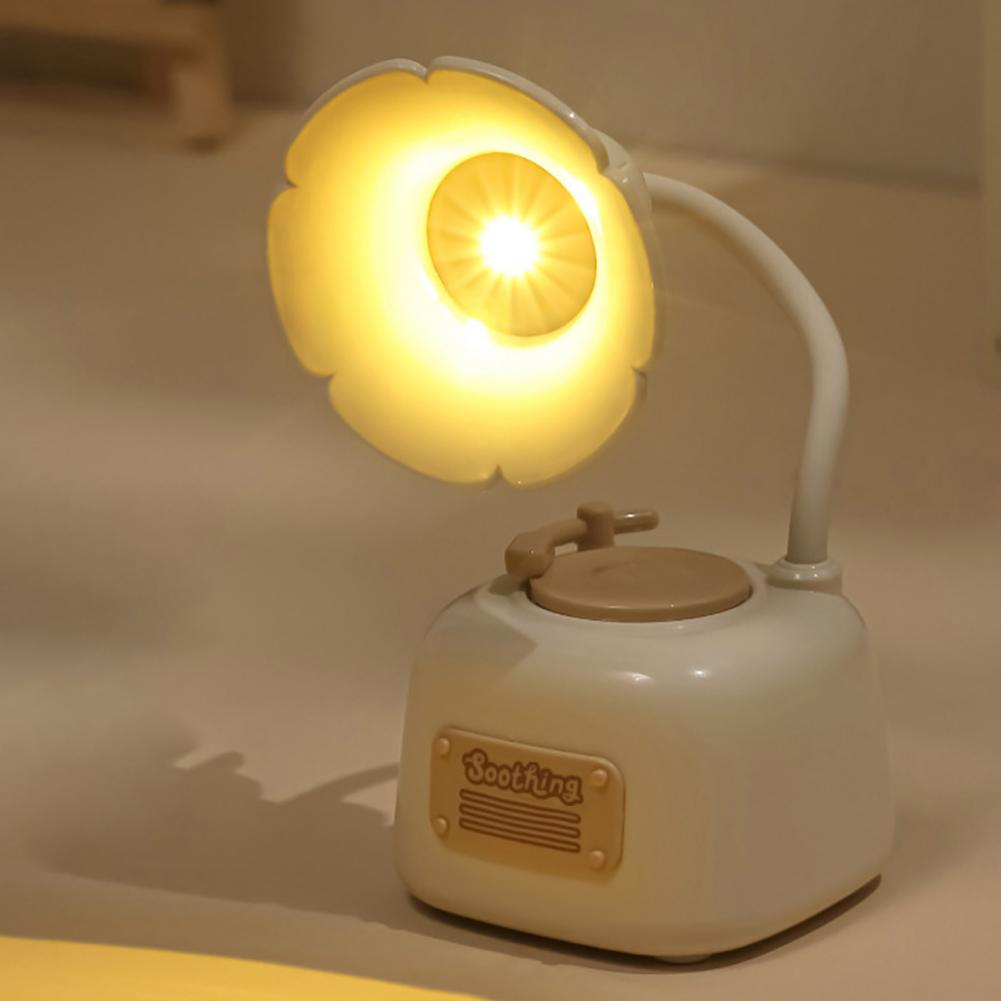 Vintage Lamp Cute Night Light Decor with Music Box for Living Room Bedroom