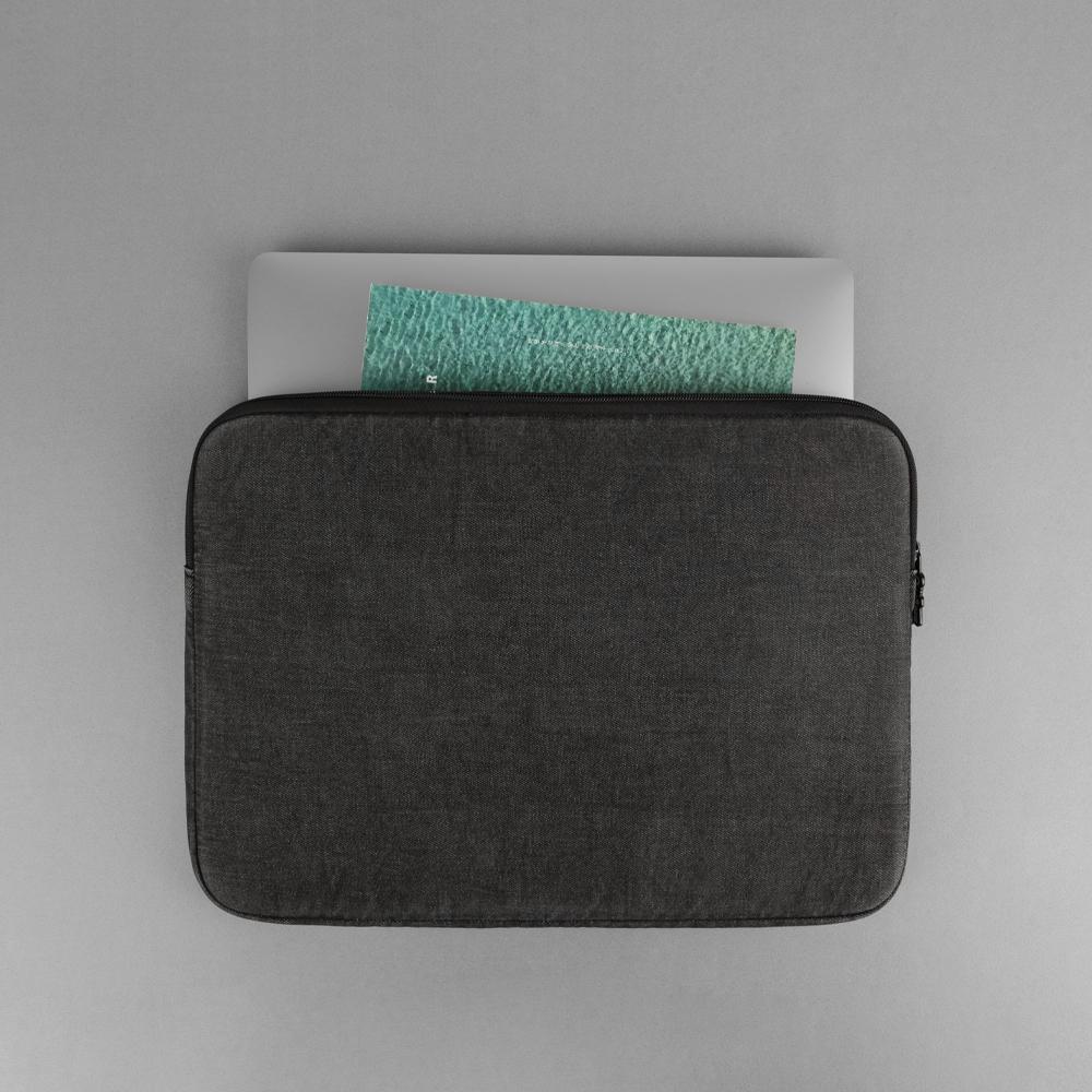 All New Frame Stonewashed Denim Laptop Pouch (Ipad 11/13/15 Inch)