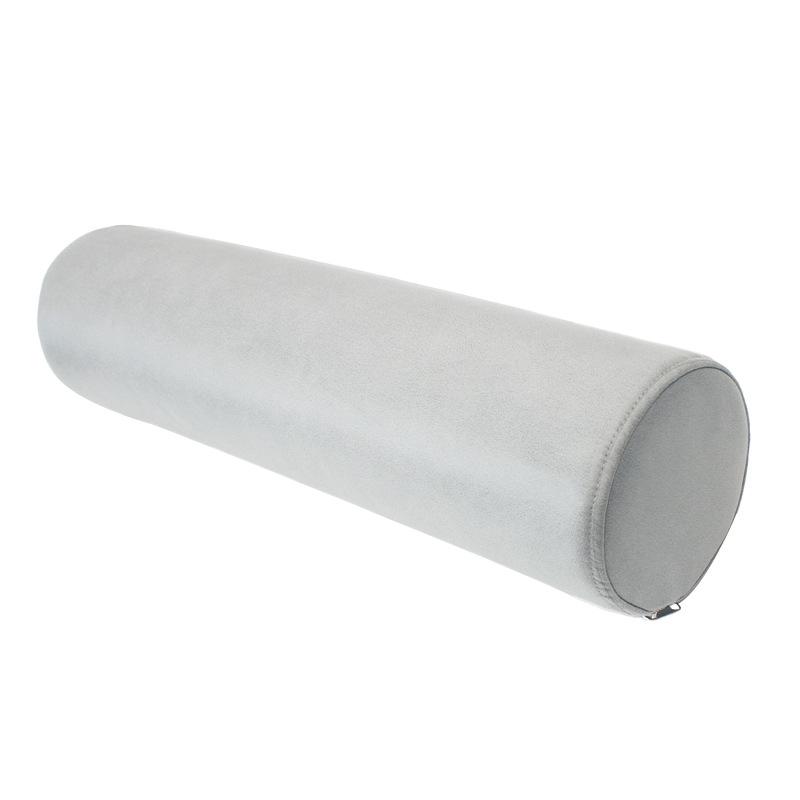 Solid Color Cylinder Pillow for Back Neck Legs Orthopedic Lumbar Support Cushion for Office Sofa Bed Sleeping Maternity Comfort