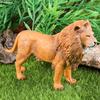 Oenux African Wild Animals Lion Tiger Yak Antelope Crocodile Zebra Black Panther Model Figurines Home Decoration Toy Kids Gift
