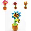 Saxophone Sunflower Plush Toy With Singing And Dancing Functions For Childrens Gift