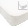 BABYCALIN 2 Draps Housse Bébé Blanc Ecru 70 X 140 Cm - Jersey - 130gr/m²