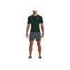 Under Armour Retro Solid Color Letter Print Round Neck Moisture Wicking Short Sleeve T-Shirt Men Tops 1361518-301