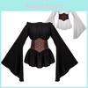 European And American Style Retro Renaissance Pirate Women's Medieval Shirt