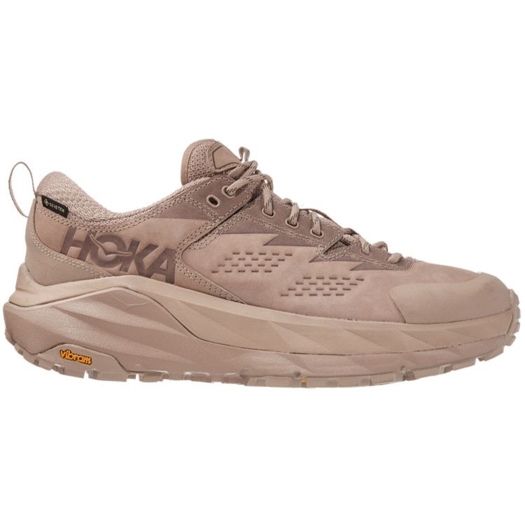 HOKA Kaha Low GTX Simply Taupe Bungee Cord Unisex Sneakers Brown 1123114-STBCR