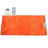 Far Infrared Heating Sauna Blanket Body Steaming Fitness Blanket for Home Salon (Orange) AU Plug