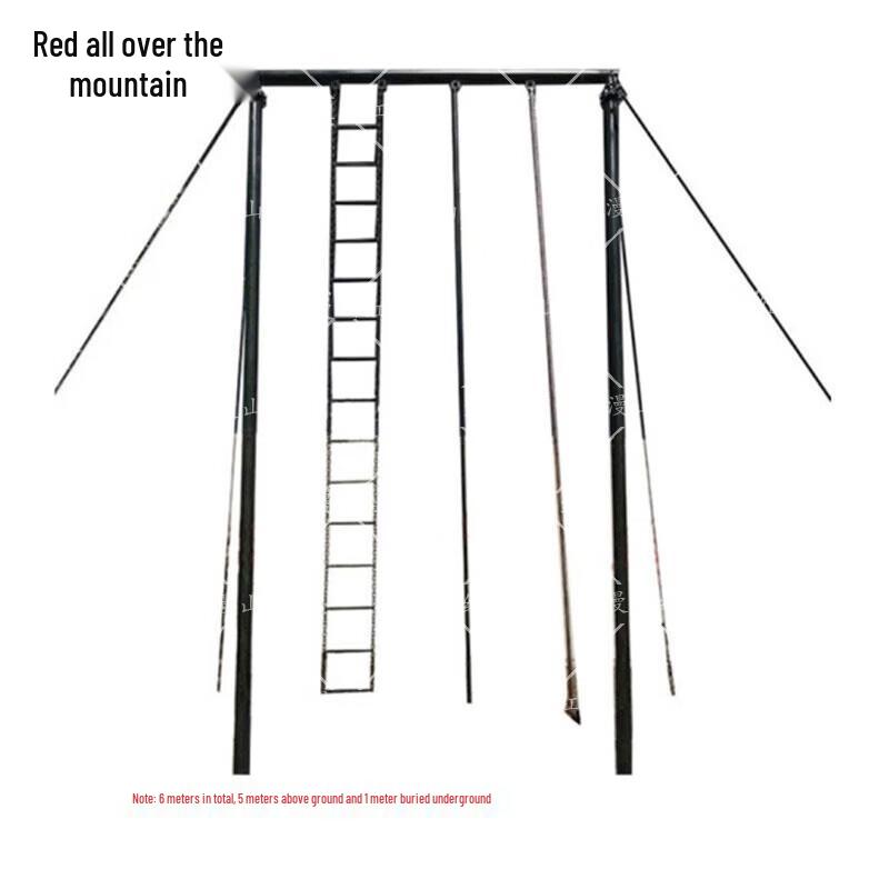 Outdoor Climbing Rope Training Frame 6m High, 4m Wide