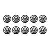 Lmn1 ·5/10Pcs 14mm Car Emblem Remote Key Stickers Badge For VW Polo Golf 5 7 Passat Tiguan Arteon Jetta Beetle CC Scirocco Taigo Cadd
