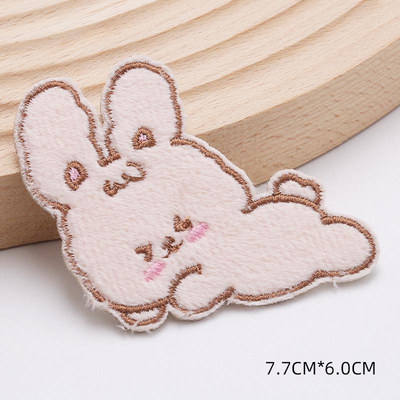 Self-Adhesive Cartoon Rabbit Patch for Down Jackets