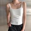 Basic Small Square Collar One Cup Heating Vest Shaved Slimming All Strap with Korean Base