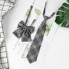 JK Women's Brown Retro Japanese School-Style Bow Tie