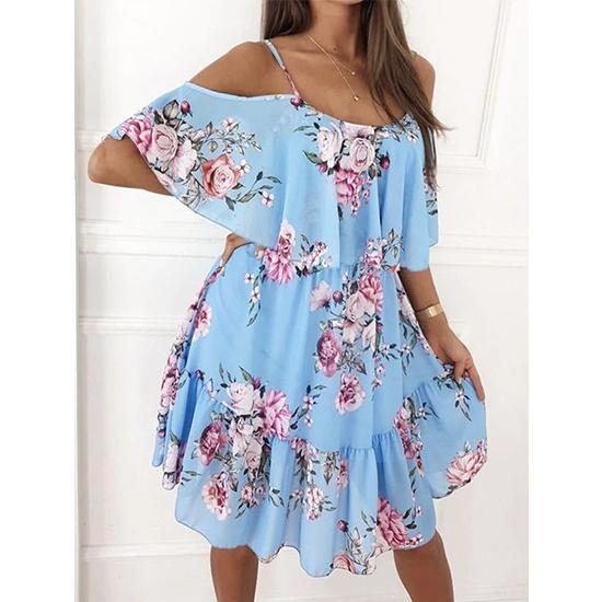 sachin and babi light blue dress Baqcunre Sundresses For Women Ladies Solid Color Round Neck Sleeveless  Hollow Chiffon Sling Dress Summer Dresses 2023 Corset Dress Hot Pink Dress  3XL