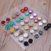 Exquisite Muslim Lapel Pin Multifunction Brooches 12x/Set Hijab Pins Safety Pin Strong Magnet Buckle Collar Clip Jewelry