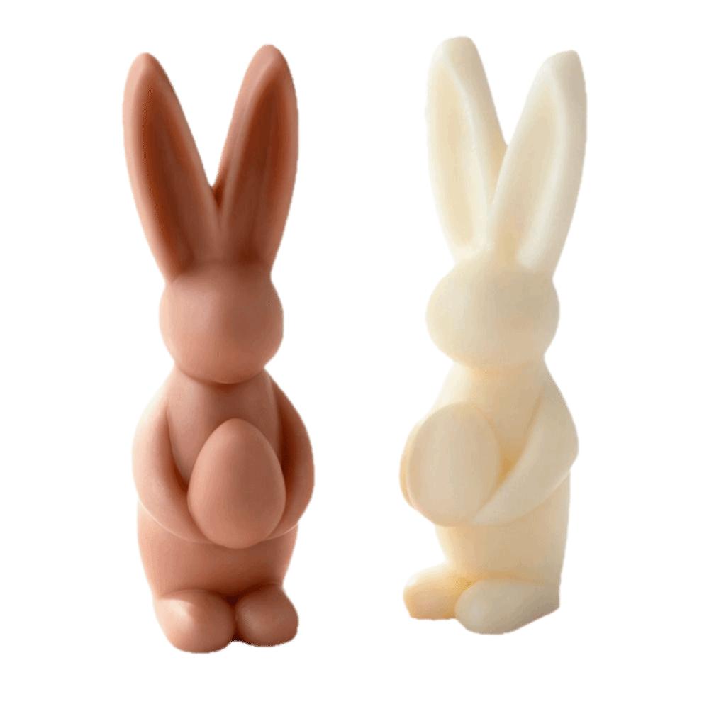 Craft Candle Silicone Mold Easter Bunny Egg Gypsum Molds Soap Candle Making Supplies