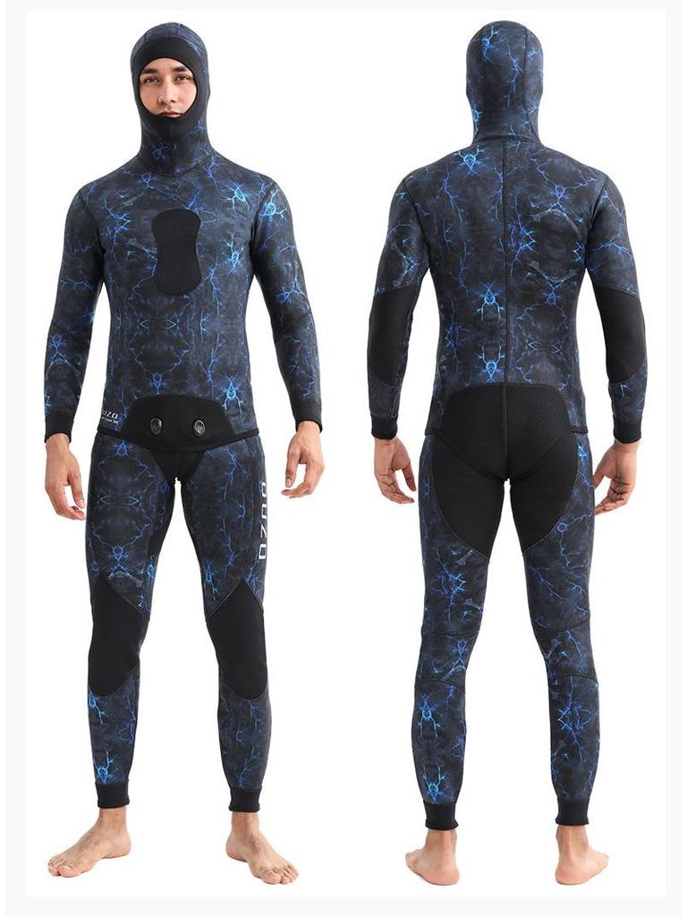 3mm Spear Fishing and Diving Suit: Cold Protection, Warmth, and Versatile Use for Surfing, Free Diving, and Fishing.