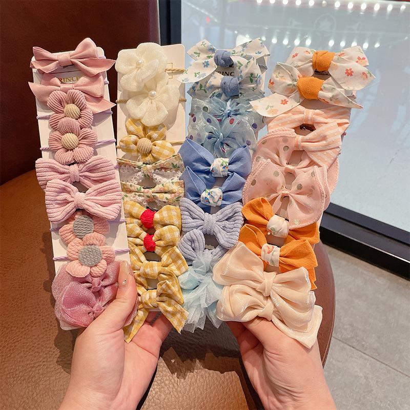Colorful Elastic Hair Band for Girls - Durable Bow Hair Ring and Headdress