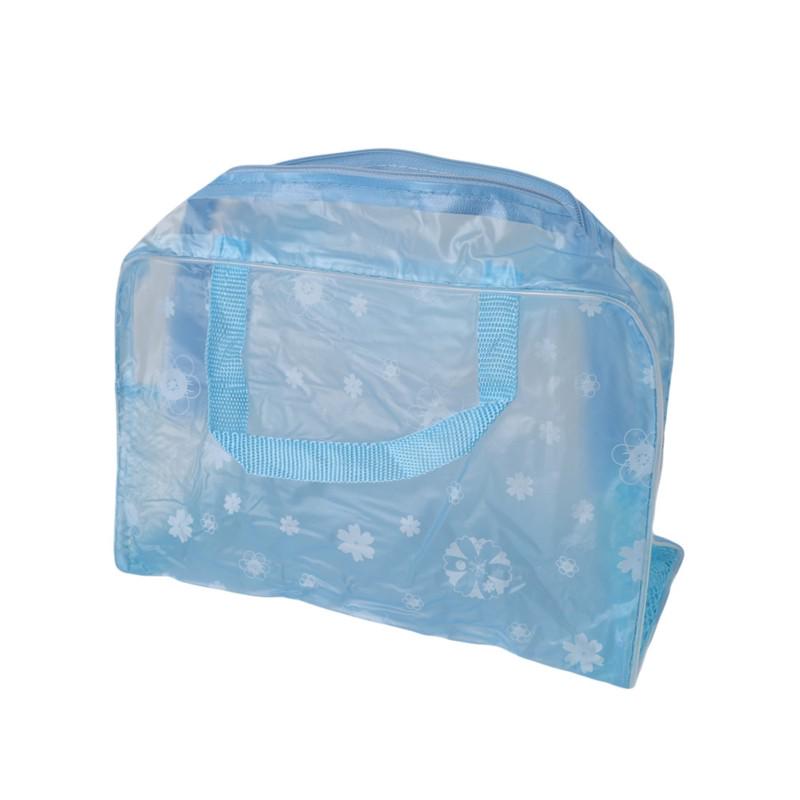 Creative Home Travel Floral Transparent Waterproof Wash Toiletries Pouch