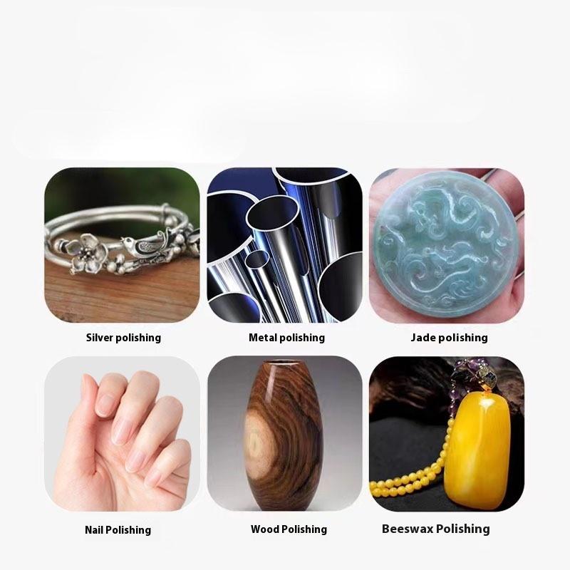 Fish Tank Dirt Removal Magic Polishing Board, Double-Sided Green Polishing Stick, Cultural Play Walnut Polishing Block