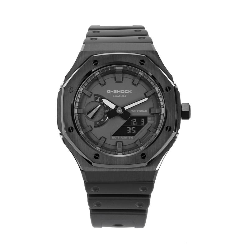 CASIO Custom Collection Electronic Movement Unisex Black Dial GA-2100-1A1(Team788--)