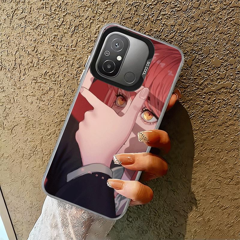 Anime Character Makima CSM Soft Phone Case for Xiaomi Redmi 15C 15 14C 13C 12C Poco X5 X6 X7 Pro X3 F8 F7 Ultra M8 13 12 Cover B