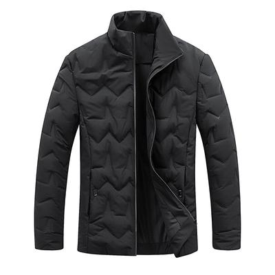 Winter Cotton-padded Men's Stand-up Collar Padded Jacket Men's Youth Thickened Cotton-padded Clothes