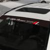 Car Front Rear Windshield Decal Sticker Decoration For Alfa Romeo Giulia Stelvio Giulietta 156 159 147 Mito Tonale Brera Disco V
