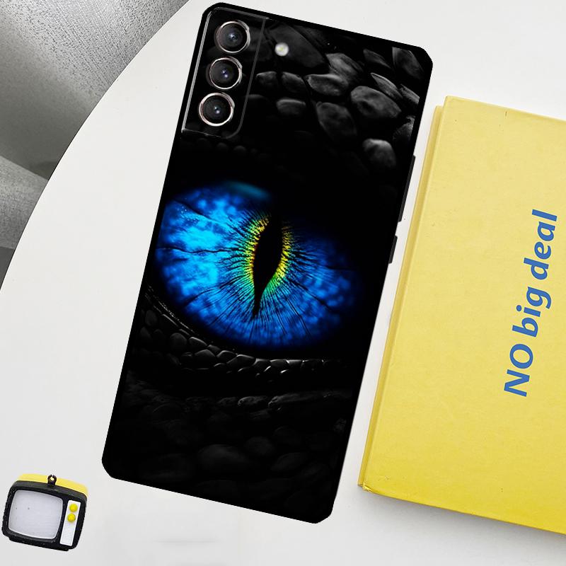 Dragon Eye Gothic Phone Case For Samsung Galaxy S25 Ultra S20 S21 S22 S23 Plus S9 S10 S25 FE S24 Ultra Cover