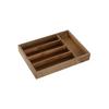 Organiseur pour couverts en acacia - Home ESPRIT - Multicolore - 25,5x34,5x5 cm - Naturel