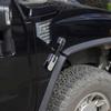 Aluminum Alloy Chrome For Hummer H2 2003 2004 2005 2006 2007 2008 2009 Car Hood Side Hinge Cover replace accessories