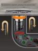 Sewer Pipe Breakage Repair, Extended Drain Core, Anti-Odor Bug Prevention, Bathroom Water Leakage, Stainless Steel Extension Pipe, Universal