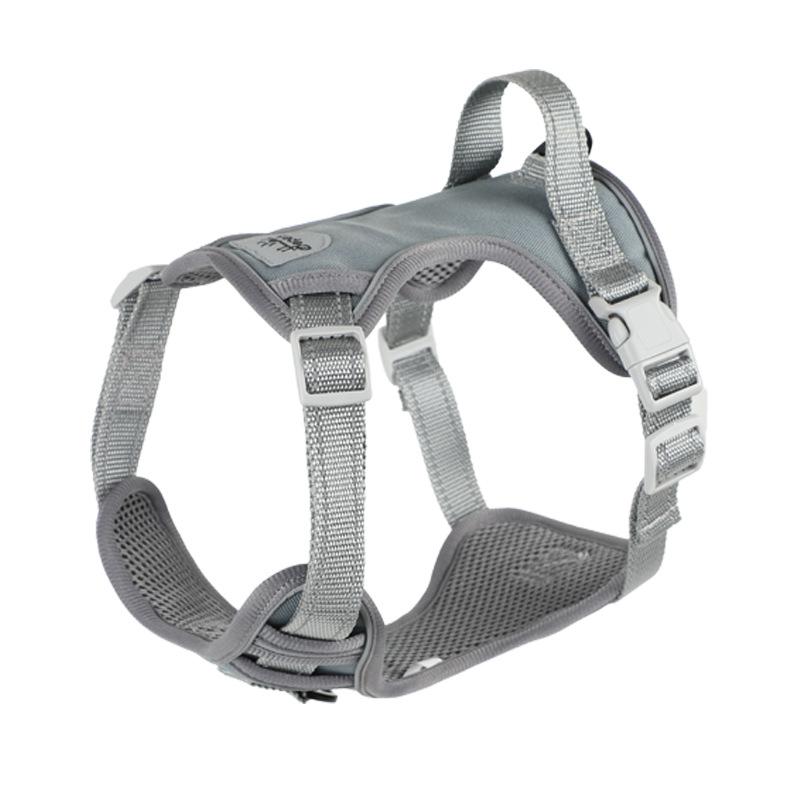 Reflektierende Atmungsaktive Hunde Geschirr Weste mit Leinen Set